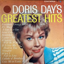 Doris Day's Greatest Hits Vinyl LP Incl "Everybody Loves a Lover"