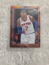 2025-26 Topps Chrome Carmelo Anthony #248 Basketball Refractor New York Knicks