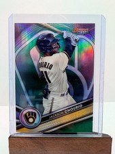2022 Bowmans Best Green Refractor /99 Jackson Chourio TP-19 RC