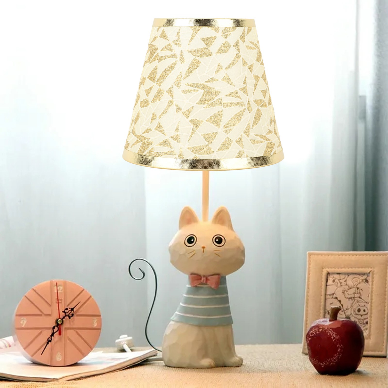Cloth Lampshade Clip On Design Modern Barrel Fabric Lamp Shades For E14 Bulb