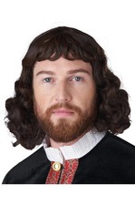 Renaissance Lord Medieval King Adult Wig