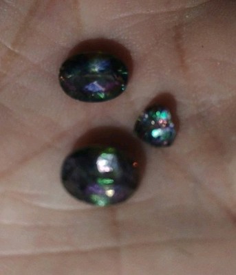 3 Beautiful Mystic Topaz Stones