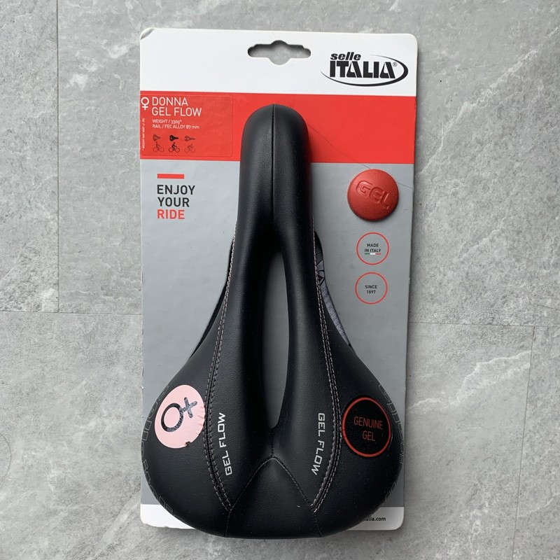 Selle Italia Donna Gel Flow Saddle FEC alloy Rails