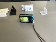 Samsung SL202 Digital 10.2 Camera New Battery and Charger Sky Blue Case Included