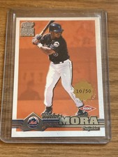 2000 Pacific Paramount Premiere Date Melvin Mora Card #150 s/n 10/50 NY Mets RC