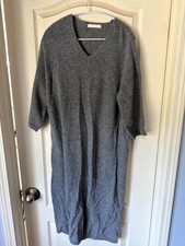 Knit Holic Gray V-Neck Knit Dress