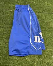 Duke blue Devils shorts men’s large blue Nike hyper elite breathable pockets 45