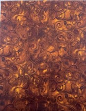 VTG FUSIONS BROWN JUDY HAND SWIRL BLENDER ROBERT KAUFMAN COTTON QUILT FABRIC BTY