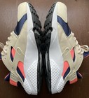 women’s size 8 Nike Air Huarache Run oatmeal/binary blue/lava glow — photo 3