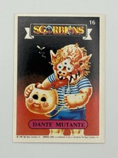 MICHAEL MUTANT Sgorbions 1st Series Garbage Pail Kids Italy #16 DANTE MUTANTE