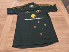 Vintage 2007/2008 Australia Home ODI Cricket Shirt Age 11-12 Yrs Adidas Ashes 