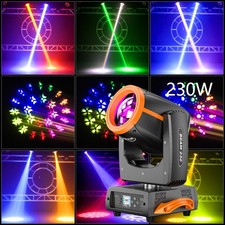 7R Sharpy 230W LED Zoom Stage Light Moving Head Beam DMX Gobos Party Disco Light