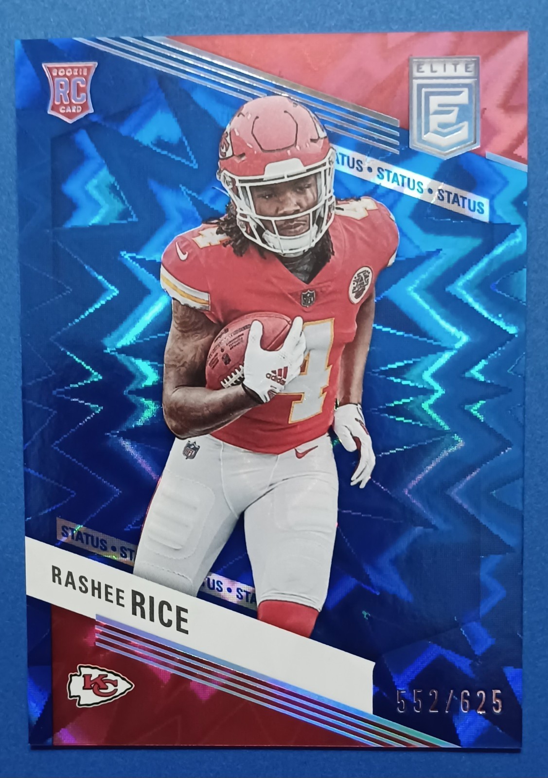 2023 Donruss Elite Rashee Rice #177 RC Status Explosion Rookie #/625 Chiefs