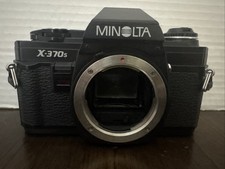 Minolta X-370s 35mm Film SLR Camera Body Only Untested
