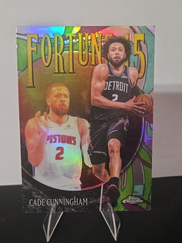 25-26 Topps Chrome Update Cade Cunningham Fortune 15