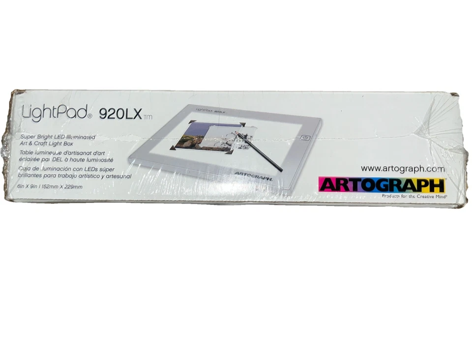 Caja de luz LED súper brillante para arte y artesanía Artograph LightPad 920 LX 9 pulgadas x 6 pulgadas NUEVO Foto 4 de 4