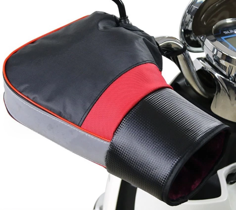 Motorcycle Handlebar Muffs Gloves Warmer One Size, Smooth Cuffs