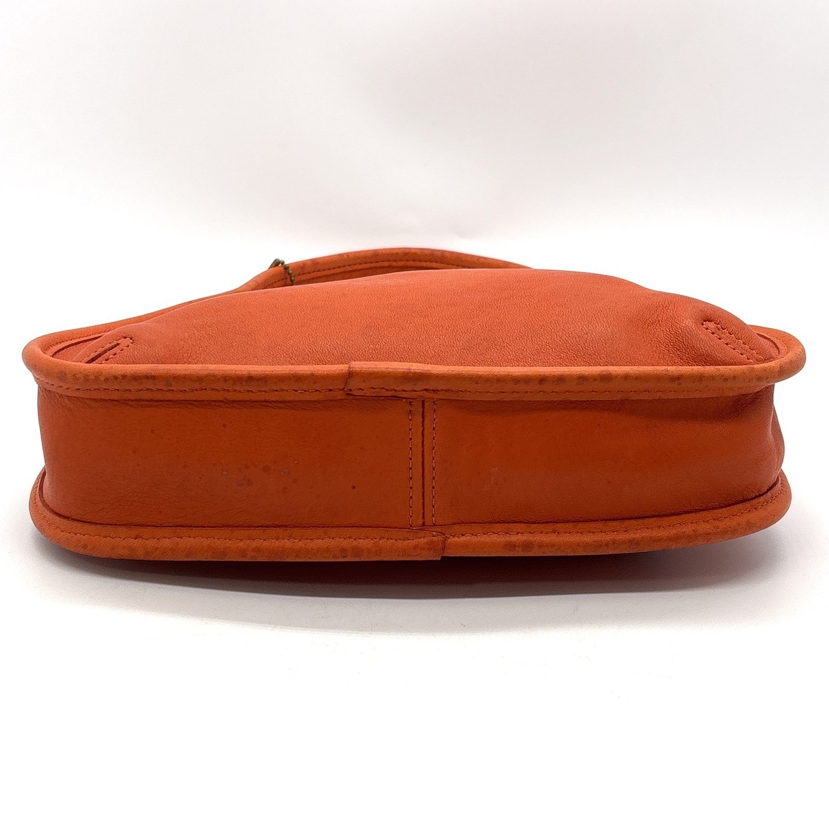 Coach Vintage 9027 Ergo Leather Hobo Bag Orange Made in USA From 