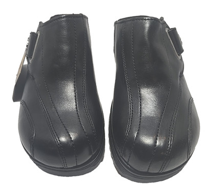 Harley Davidson TEO Overlay Clog Ladies Black Sandals Vintage New Old Stock