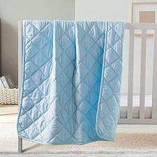 Machine Washable Microfiber Down Alternative Toddler Comforter, Super Soft