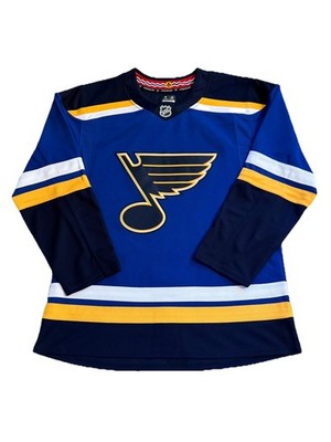 Fanatics Premium St. Louis Blues Authentic Hockey Jersey Blue Men s Size 52