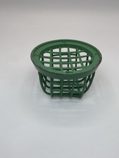 Vintage Dazey Co. No. 3 Green Metal Cage Flower Frog 3.5" Diameter