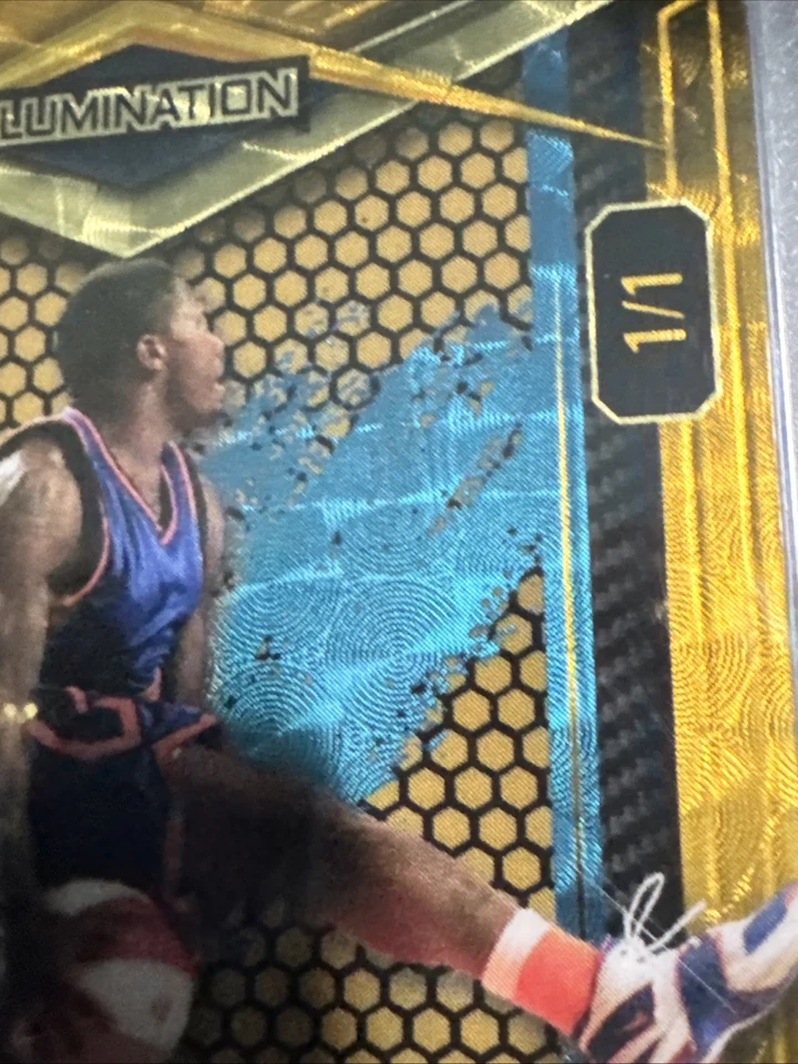 Vinilo dorado 1/1 de aluminio Just The Hits Wild Card de Nate Robinson  Foto 3 de 4