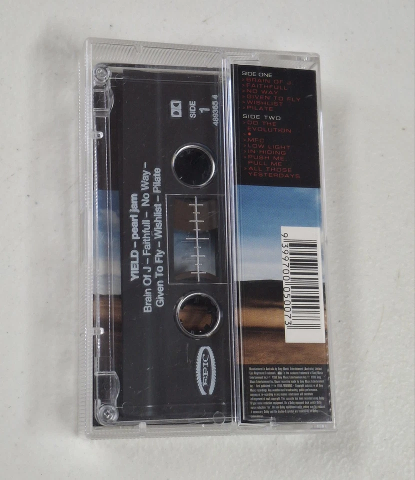 Pearl Jam Yield Cassette Tape Australian Release - Image 2 of 4