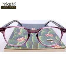 MIASTO PREPPY SQUARISH KEYHOLE READING GLASSES 2.25 FUN COLOR PURPLE MEDIUM FIT