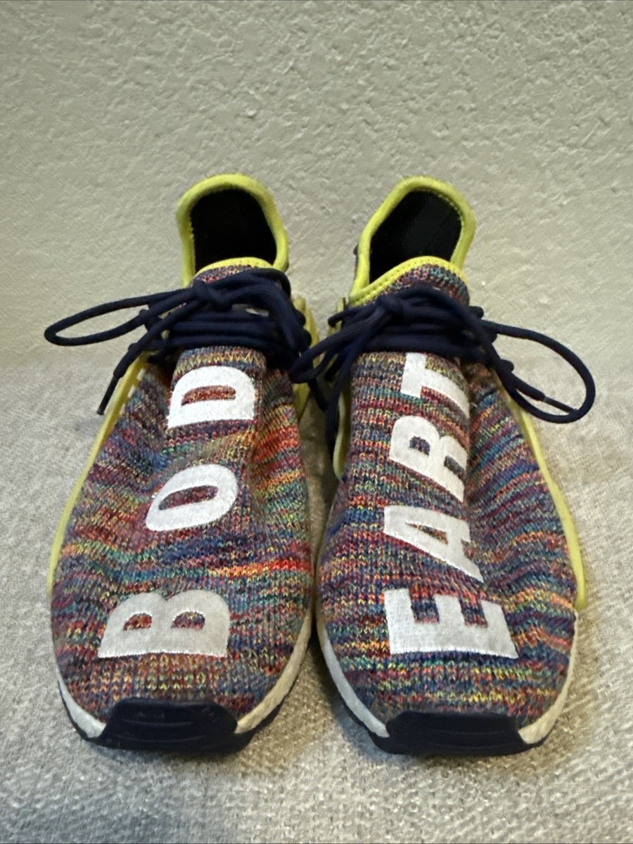 adidas gazelle silver green womens Adidas NMD HU Pharrell Human Race Scarlet – SoleMate Sneakers main image 0