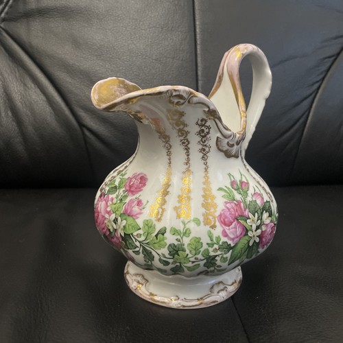 Schlesien Porzellan Kanne Von Ca 1800 Mit Interessanter Blumen Malerei - Bild 10 von 13