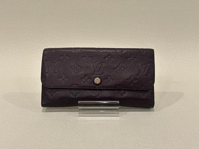 Louis Vuitton Monogram Empreinte Amplant Virtuos Trifold Long Wallet M60294 Auth