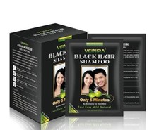 Veinira Black Hair Dye Shampoo Man Womens Dark Brown colour Ladies Natural Beard