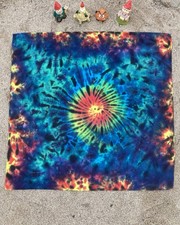 Handmade Tie Dye Bandana  100 Cotton 