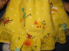 For 15" Bitty Baby Yellow Flannel Nightgown with Cartoon Animals and Pillowcase — photo 3