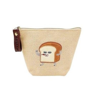 Bread Thief boat-shaped pouch beige W160×H120×D50mm