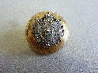 STUNNING IMPERIAL HOUSE NAPOLEON III livery heraldic button livery button