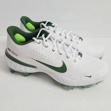 Nike Alpha Huarache Elite 3 Low MCS Green Baseball Cleat CZ5649-100 Men Size 11