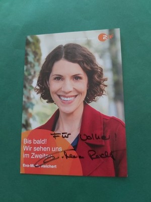 Eva Maria Reichert, television, cinema, autograph card 