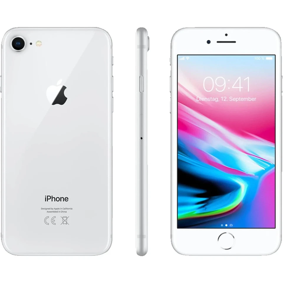 SMARTPHONE APPLE IPHONE 8 256 GB 4G CHIP A11 BIONIC TOUCH ID IOS 11 12MP ARGENTO - Immagine 4 di 4