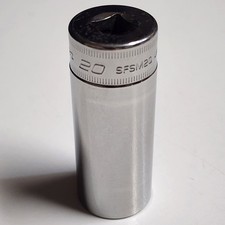 Snap-On Tools SFSM20 20mm Metric Flank Drive Deep Socket 3/8