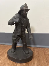 Fireman Firefighter Statue Sculpture