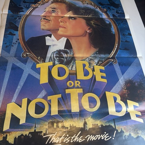 Original 1983 Movie Poster “TO BE OR NOT TO BE" 27x41" MEL BROOKS Movie House - Picture 12 of 13