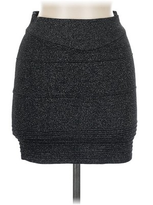 Fora Women Gray Casual Skirt M