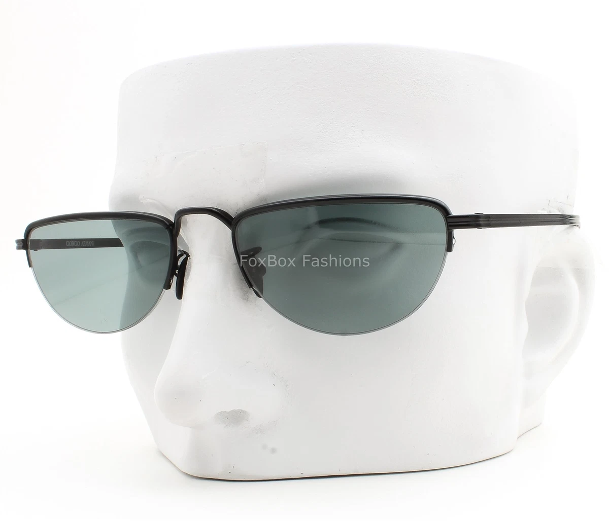 Giorgio Armani Black Oval Sunglasses for Men for sale | eBay