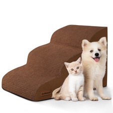 Aodisman 3-Step Dog Ramp and Stairs for Sofa and Chair - Non-Slip Sturdy Pet ...