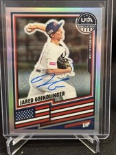 2026 Panini Stars & Stripes Prizm Jared Grindlinger Silver RC Auto #91 18U USA
