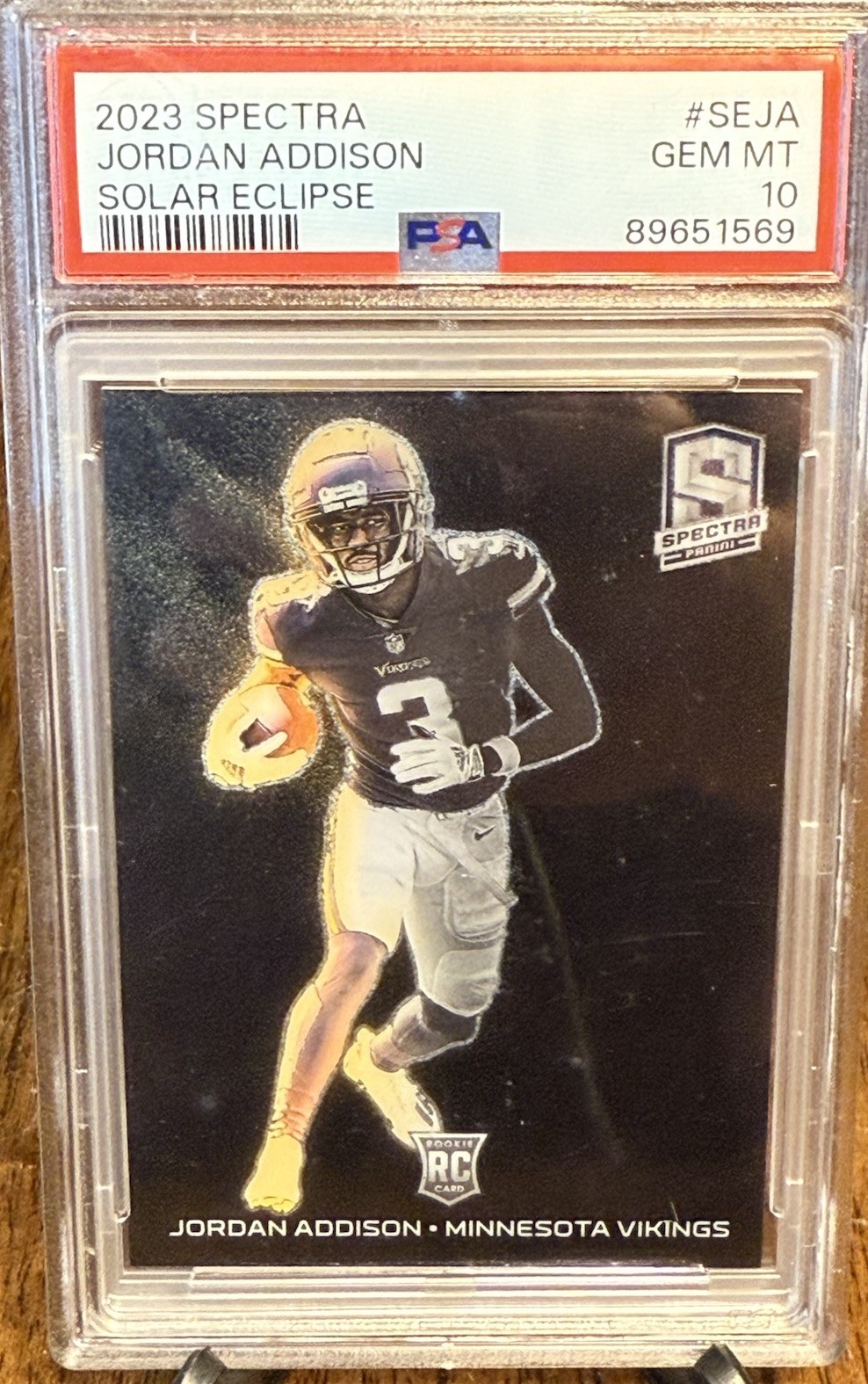 Jordan Addison Panini Spectra Solar Eclipse #SEJA Base