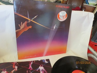 SUPERTRAMP - ...famous last words..,First Press EU 1982,OIS,A&M AMLK 63732,