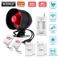 KERUI 110db Loud Alarm System Wifi TUYA APP Control Home Security Alarm System